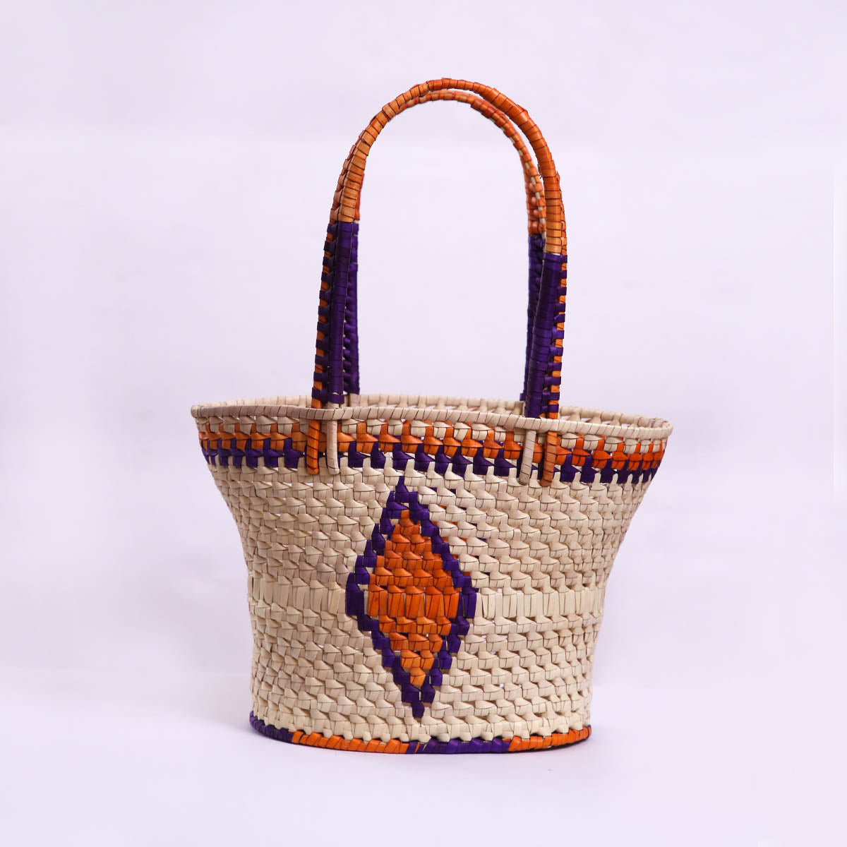 Diamond Motif Basket