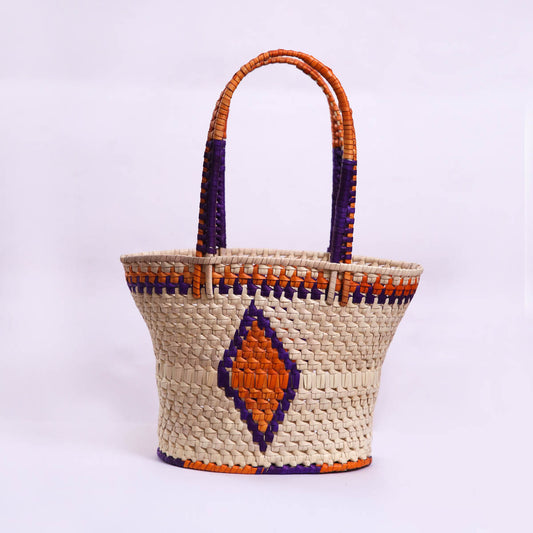 Diamond Motif Basket