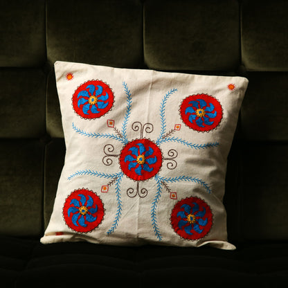Symmetrical Swirl Cushion Cover
