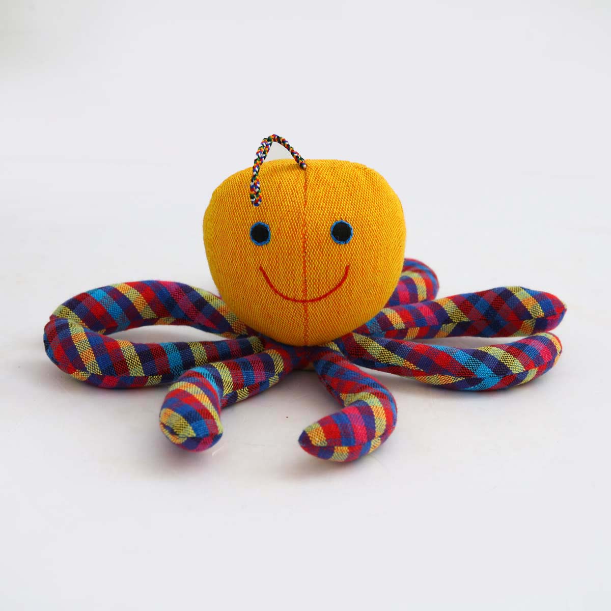 Yellow Octopus Handloom Soft Toy