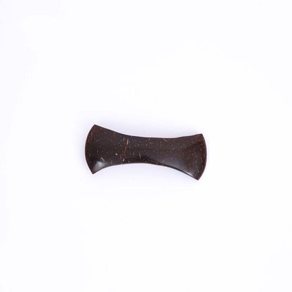 Coconut Shell Bow Hair Clip