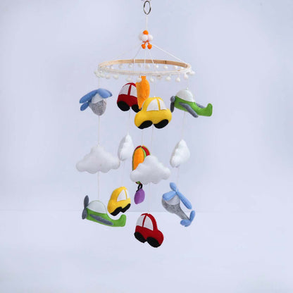 Vroom Felt Cot Mobile