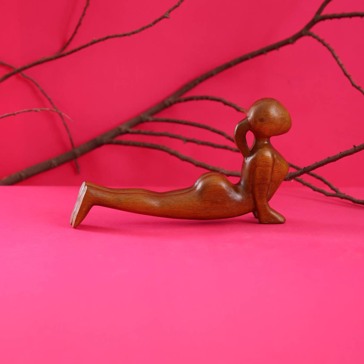 Cobra Pose Lady Carving