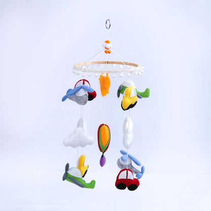 Vroom Felt Cot Mobile