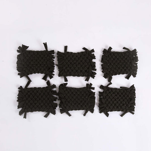 Olive Macrame Coaster Set