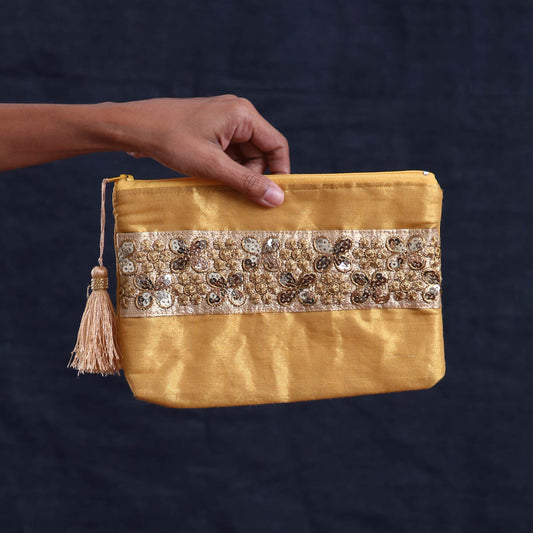 Gold Glam Pouch
