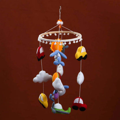 Vroom Felt Cot Mobile