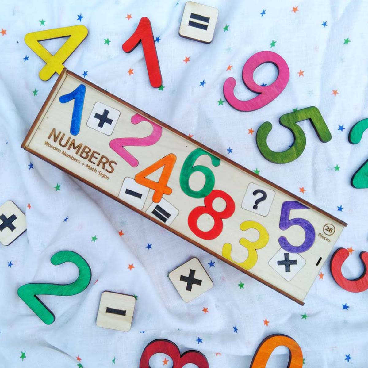 Wooden Number Set