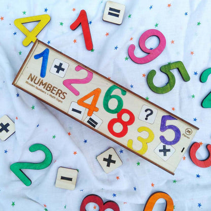 Wooden Number Set