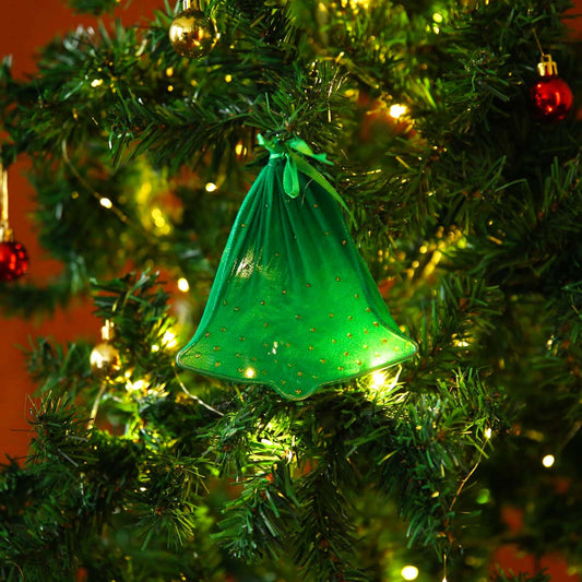Green Bell Tree Ornament