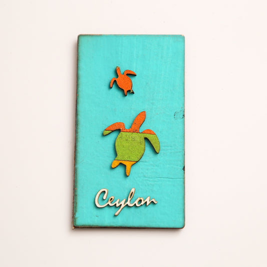 Ceylon Blue Turtle Magnet