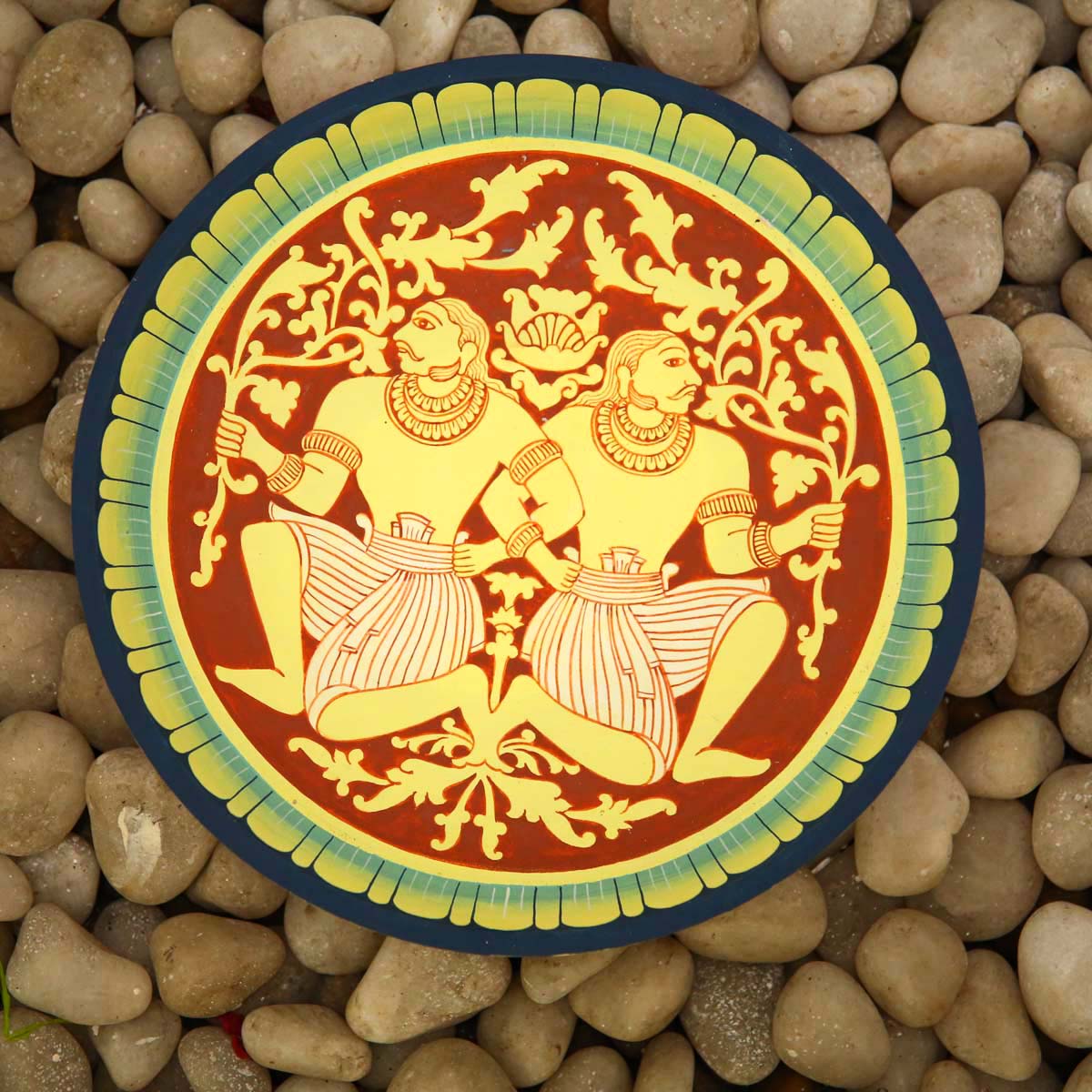 Warriors Decorative Wooden Plate