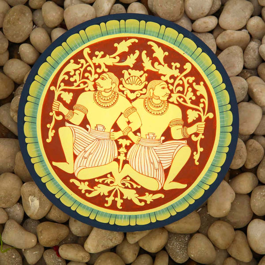 Warriors Decorative Wooden Plate