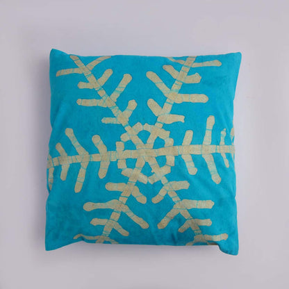 Blue Christmas Runner & Cushion Cover Set
