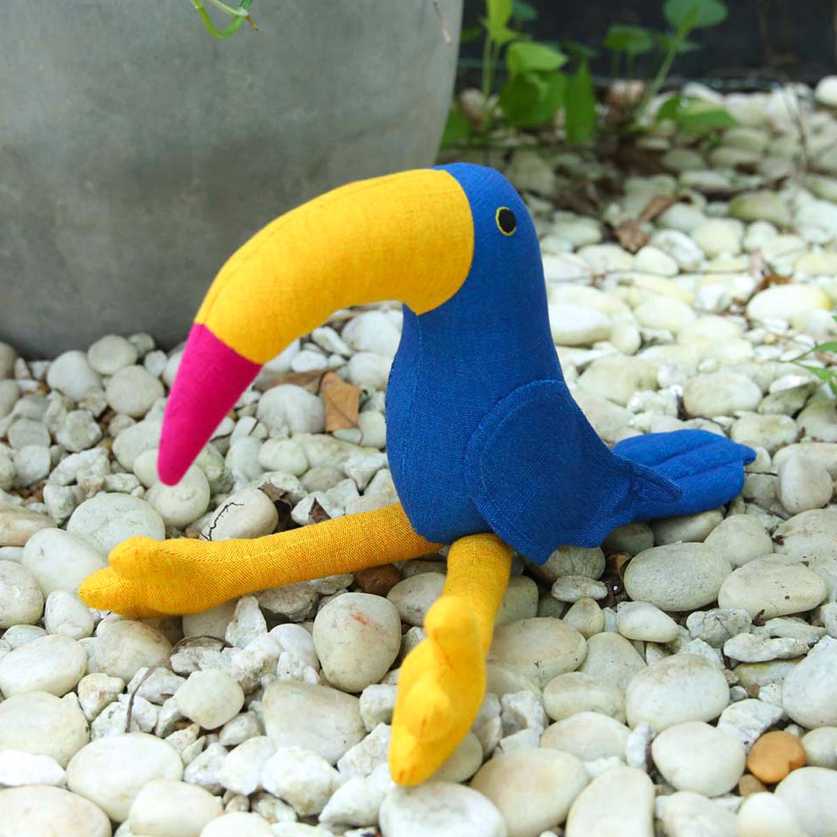 Blue Toucan Handloom Soft Toy