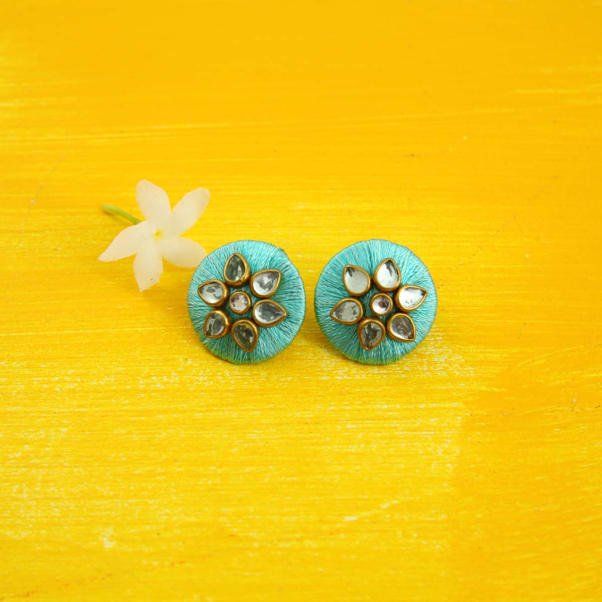Cyan Jewellery Set