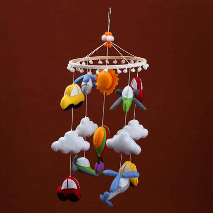 Vroom Felt Cot Mobile
