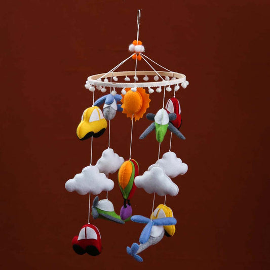 Vroom Felt Cot Mobile
