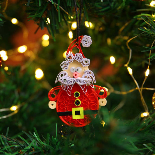 Jolly Santa Tree Ornament