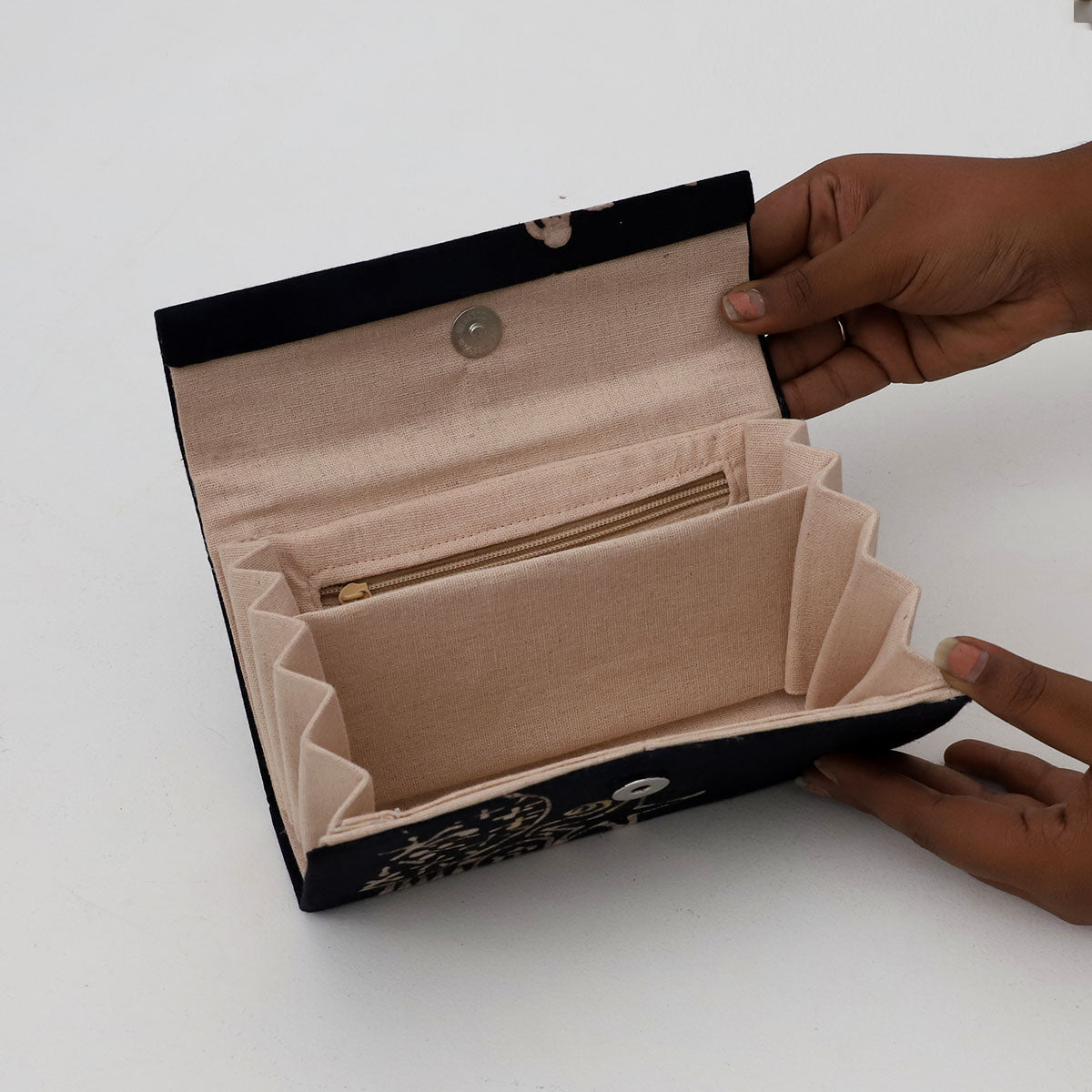 Starry Night Batik Clutch