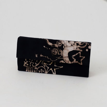 Starry Night Batik Clutch