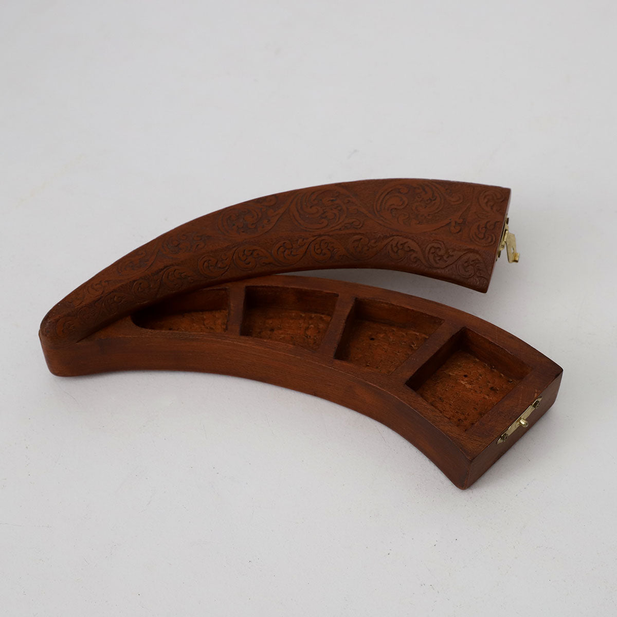 Ivory Tusk Wooden Box