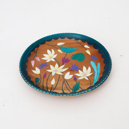 Lotus Harmony Painted Plate