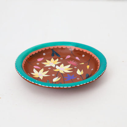 Lotus Serenity Painted Plate