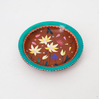 Lotus Serenity Painted Plate
