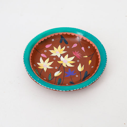 Lotus Serenity Painted Plate
