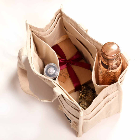 Elephant Corridor Tote Bag