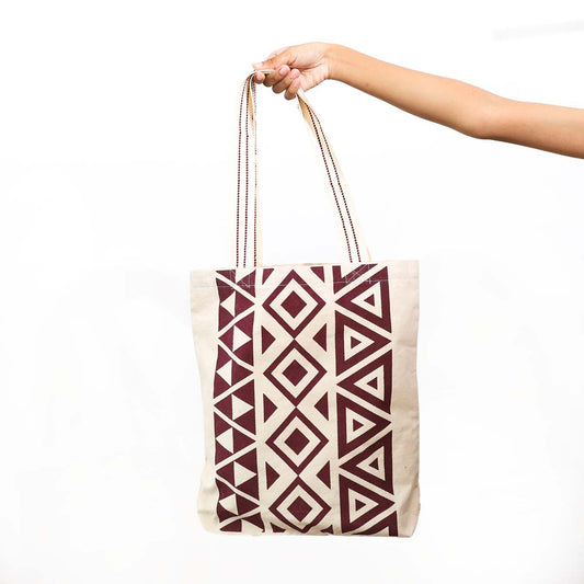 Carmine Aztec Tote Bag