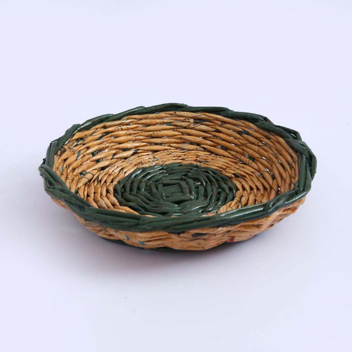 Green Paper Serving Tray