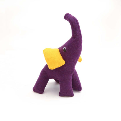Purple Ellie Handloom Soft Toy