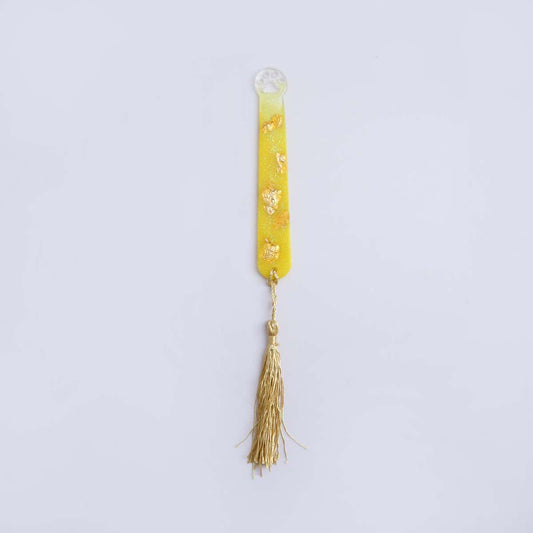 Yellow Paw Resin Bookmark