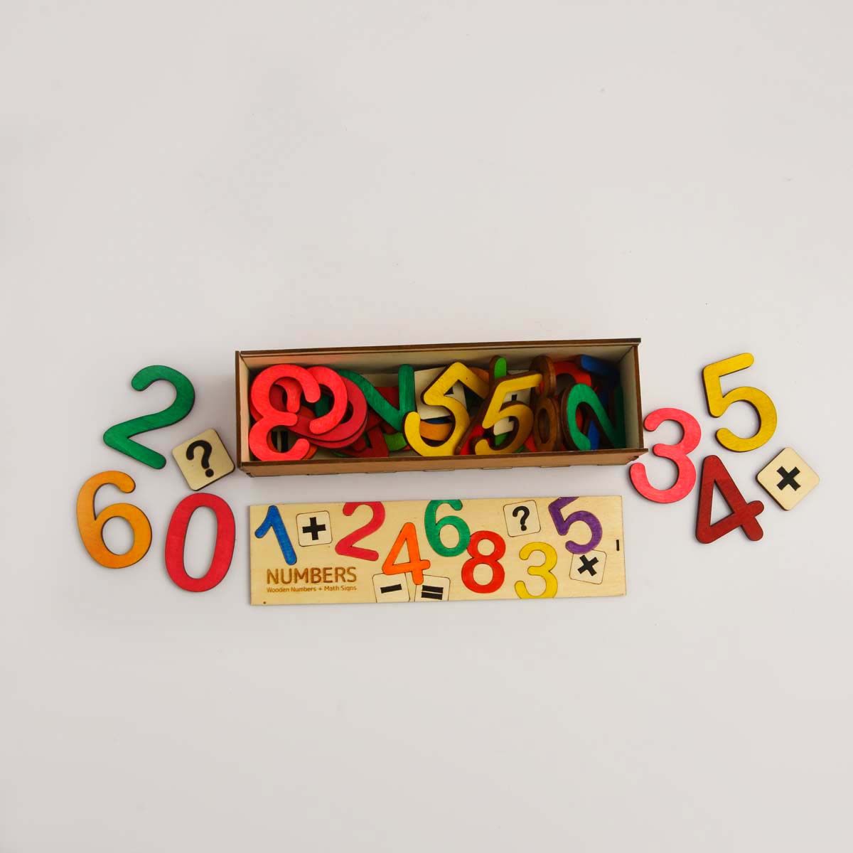 Wooden Number Set