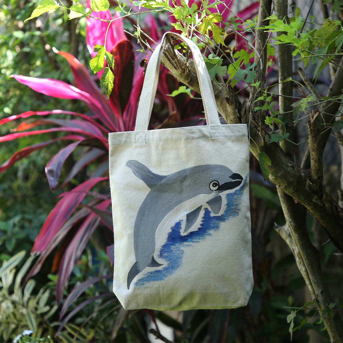 Dancing Dolphin Tote