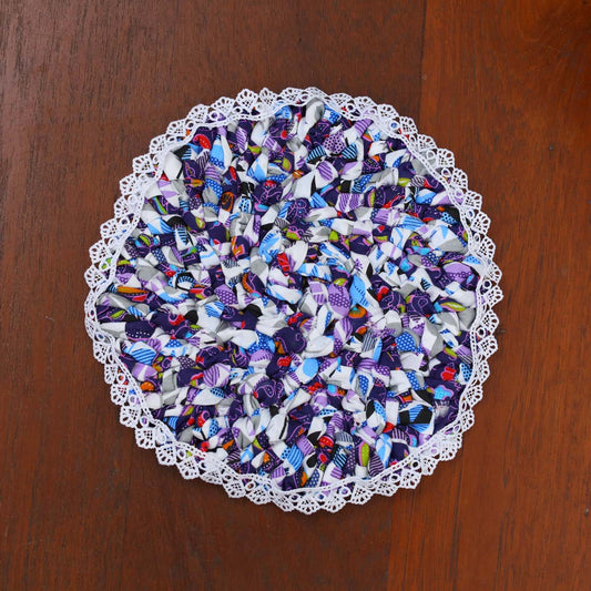 Merry Violets Table Mat