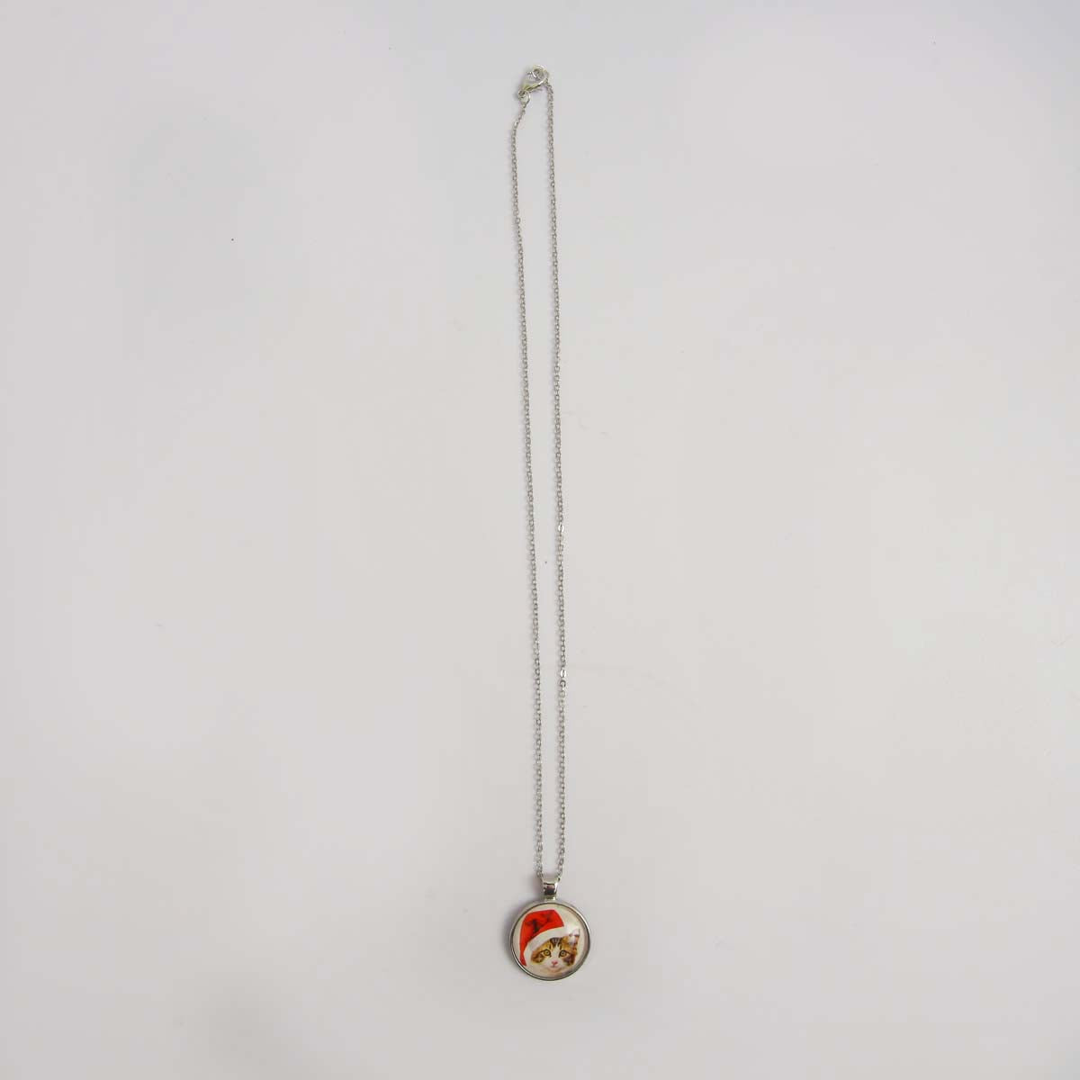 Christmas Kitty Necklace