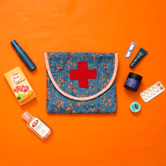 Floral Medical Pouch