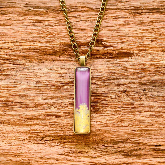 Tyrian Rectangle Necklace