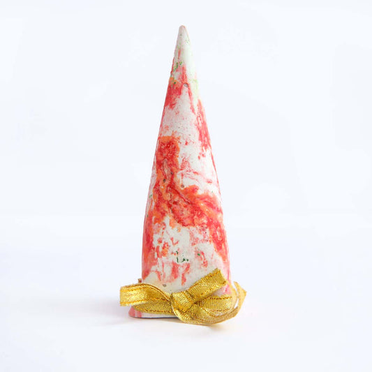 Marbled Red Mini Christmas Tree