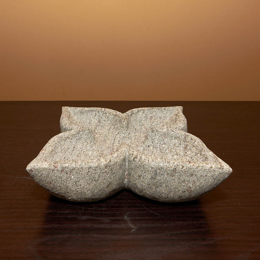 Four Point Stone Oil Lamp