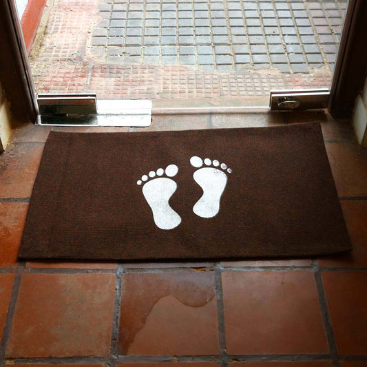 Brown Footsteps Carpet