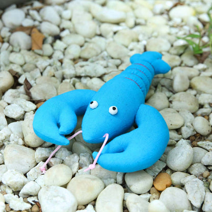 Blue Lobster Handloom Soft Toy