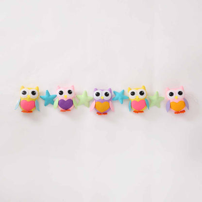 Tooting Owls Felt Garland