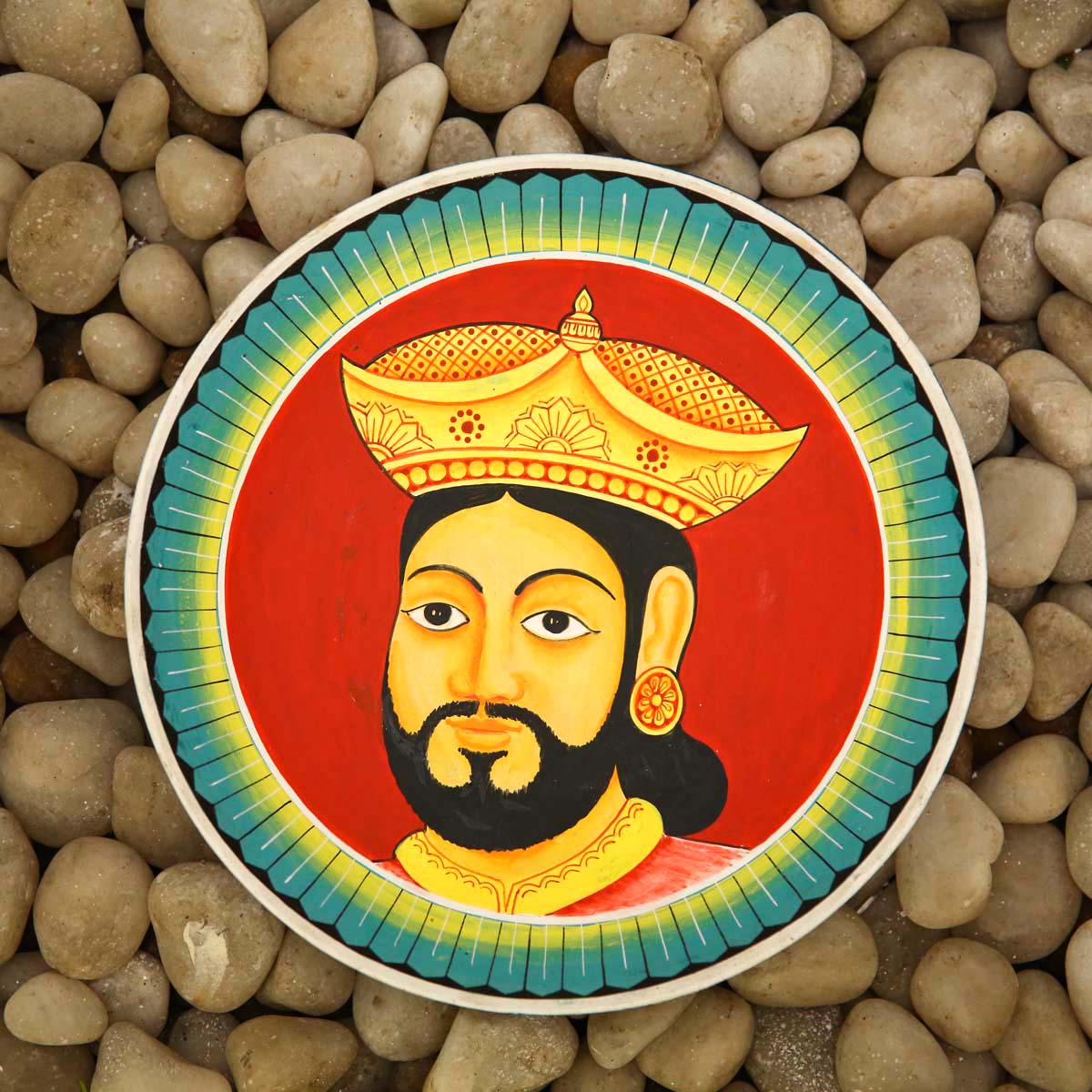 King Of The Past Decorative Wooden Plate