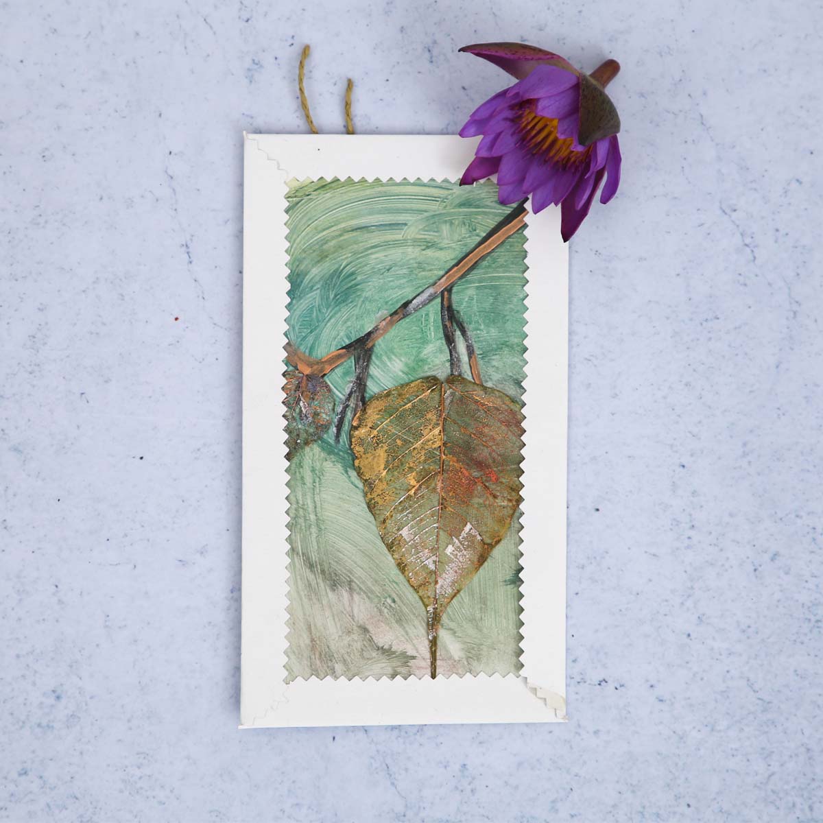 Bo Leaf Greeting Card