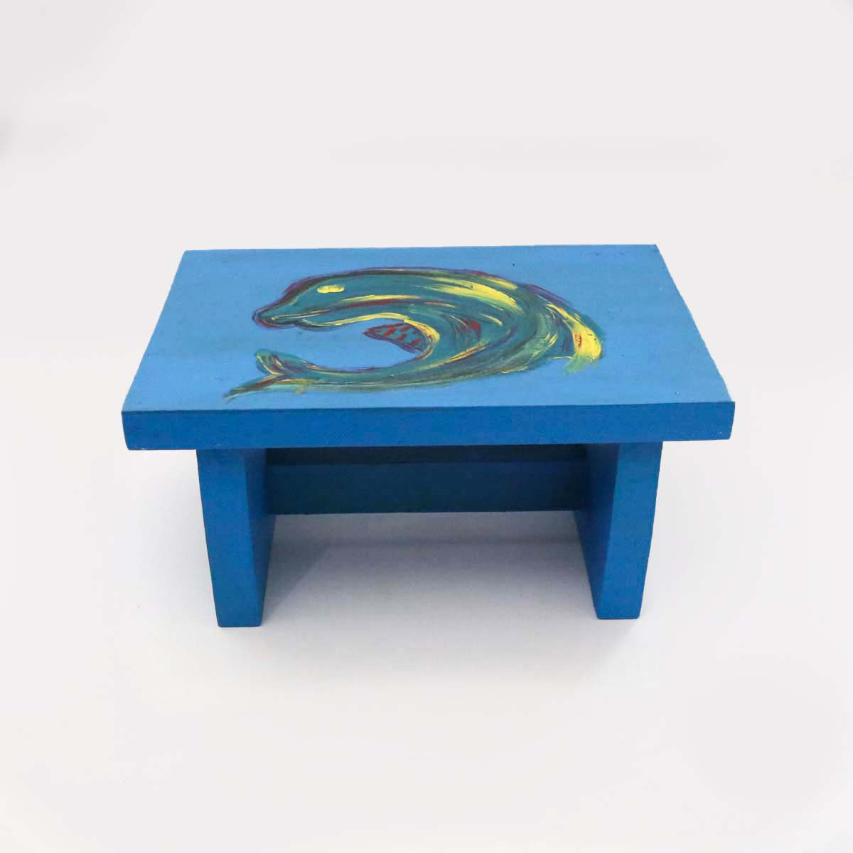 Dolphin Wooden Stool