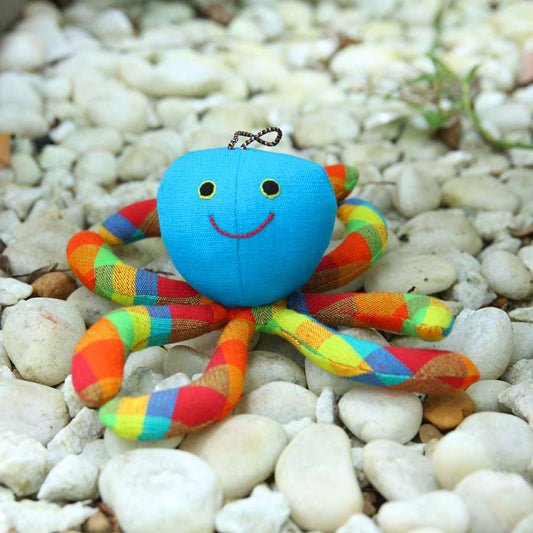 Blue Octopus Handloom Soft Toy